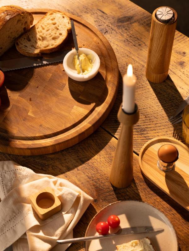 Woodsea Woodstone Oak rund - Ek Trä rund Skärbräda Ø42cm 1208971525