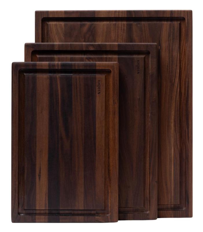 Woodsea Butcher Groove S - Valnöt Trä Skärbräda med juice ränna 45x30 cm 1208971534