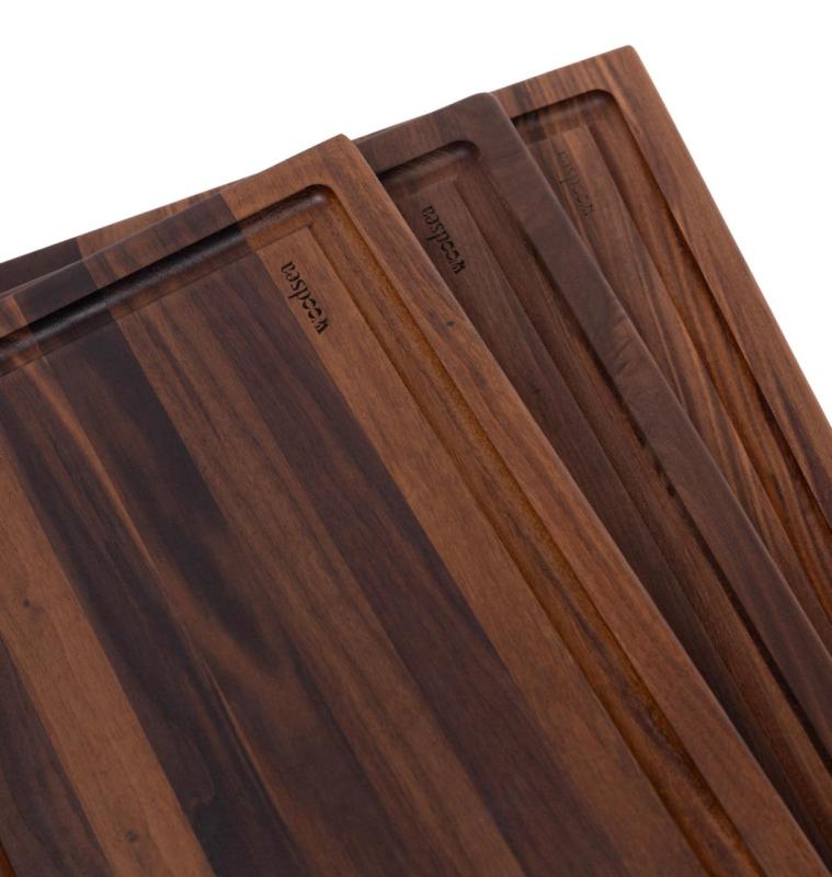 Woodsea Butcher Groove M - Valnöt Trä Skärbräda med juicegrop 50x38 cm 1208971535