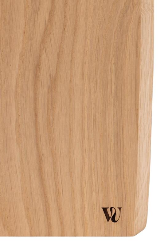 Woodsea Chop-Chop Oak L - Ekträ Skärbräda 40x24cm med läderhandtag 1208971541