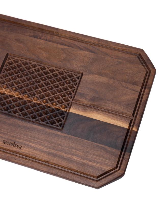 Woodsea Castle Steak - Valnötsträ Steak skär- och serveringsbräda 45x30 cm 1208971569