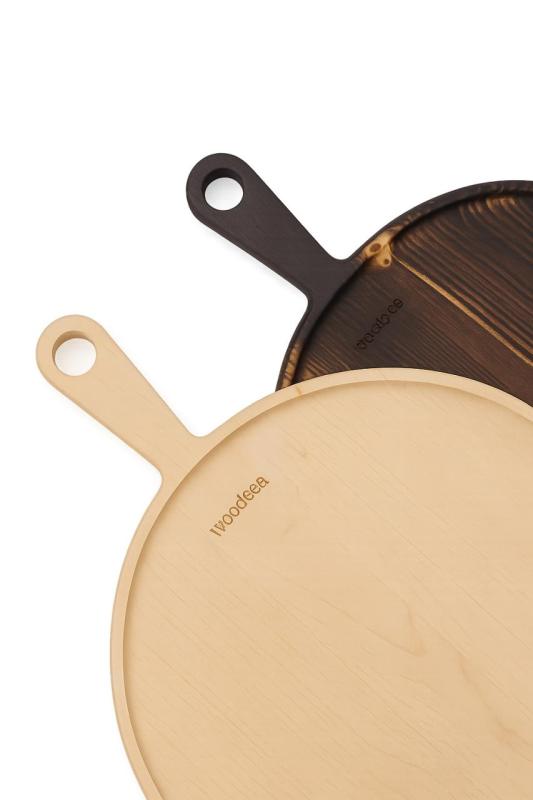 Woodsea Pine Burned - Tallved Pizzaplank 47x35 cm 1208971580