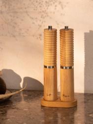 Woodsea Spice - Ekträ peppar- och saltkvarn set Ø5x28 cm 1208971597