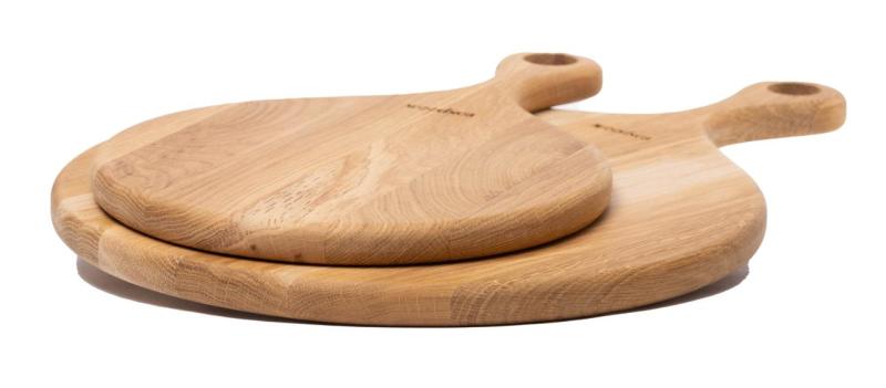 Woodsea Native M - Ekträ Pizzaplank Rund Ø35x2 cm 1208971612