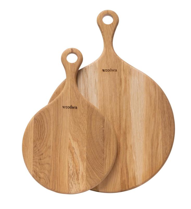 Woodsea Native M - Ekträ Pizzaplank Rund Ø35x2 cm 1208971612