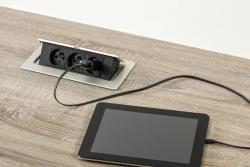 SOFT utdragbart eluttag, strömkabel 1,5 m