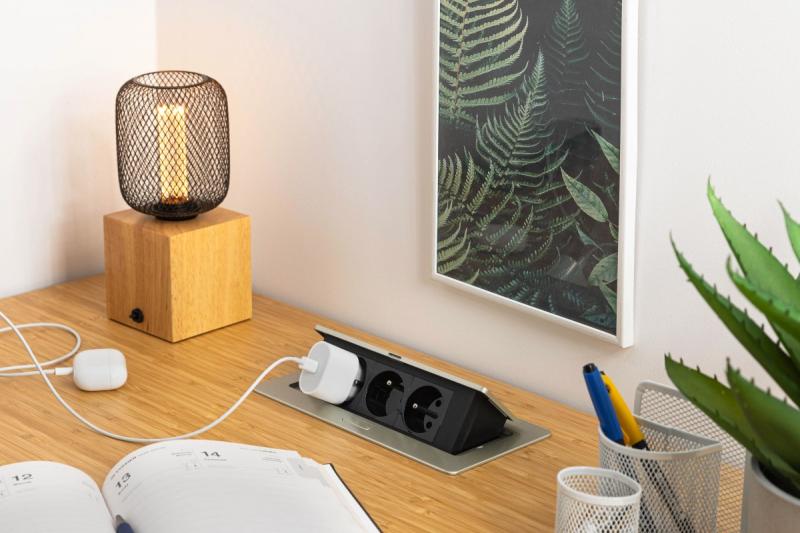 SOFT utdragbart eluttag, strömkabel 1,5 m