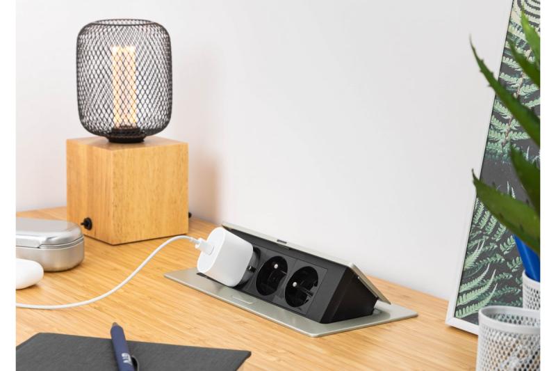 SOFT utdragbart eluttag, strömkabel 1,5 m