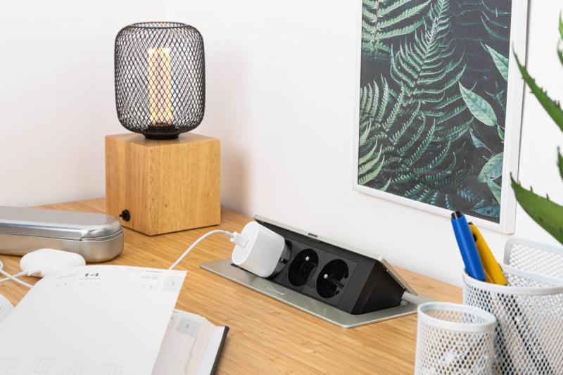 SOFT utdragbart eluttag, strömkabel 1,5 m