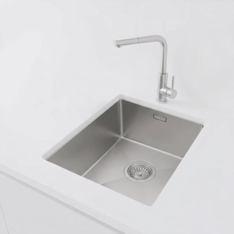 Pure.Sink Luxion Rostfritt stål diskho 36x40 cm undermontering, infälld montering och påbyggnadsmontering  PLX3640-02