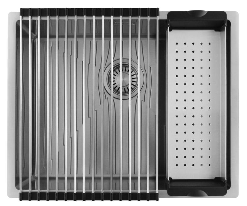 Pure.Sink Luxion Rostfritt stål diskho 50x40 cm underbyggd, infälld och påbyggd  PLX5040-02