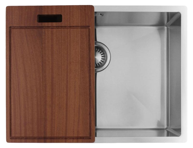 Pure.Sink Luxion Rostfritt stål diskho 55x40 cm undermonterad, infälld och påbyggd PLX5540-02