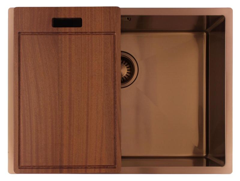 Pure.Sink Luxion Koppar diskho 55x40 cm underbyggd, infälld och påbyggd PLX5540-62