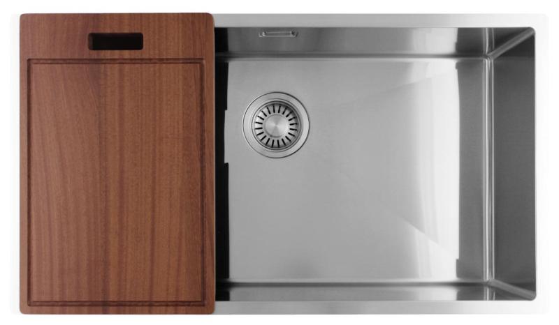 Pure.Sink Luxion Stor rostfri diskho 74x40 cm undermonterad, infälld och påbyggd PLX7440-02