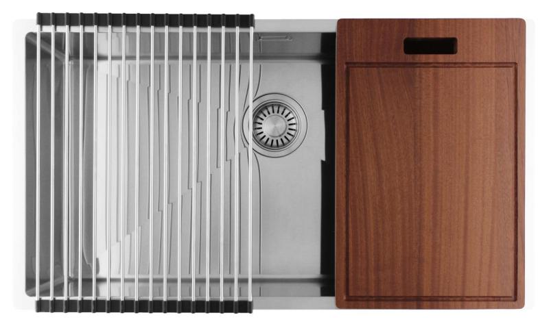 Pure.Sink Luxion Stor rostfri diskho 74x40 cm undermonterad, infälld och påbyggd PLX7440-02