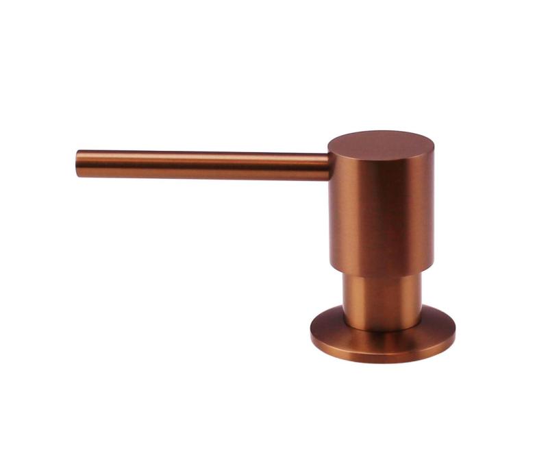 Pure.Sink Elite Steel Shine infällbar Tvåldispenser PVD koppar från toppen återfyllningsbar PS9010-62