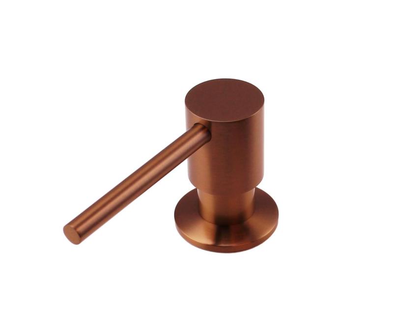 Pure.Sink Elite Steel Shine infällbar Tvåldispenser PVD koppar från toppen återfyllningsbar PS9010-62