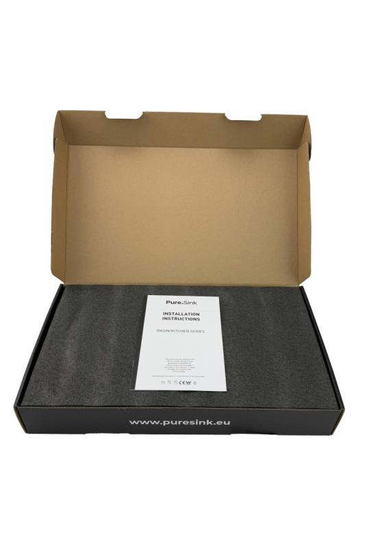 Pure.Sink Elite Steel Pulse-S kökskran i rostfritt stål med utdragbart utlopp och sprayläge  PS8500-02