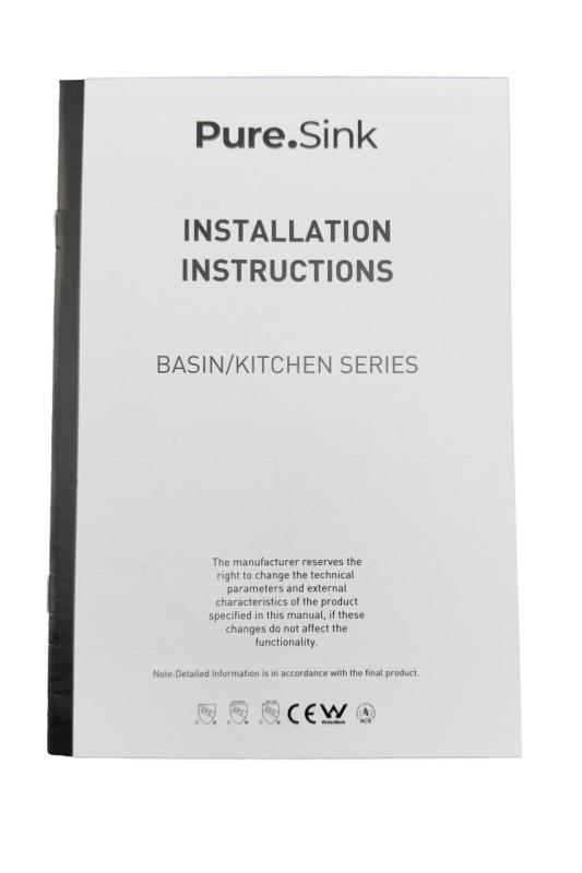 Pure.Sink Elite Steel Pulse-S kökskran Matt Svart med utdragbar pip och sprayläge PS8500-10