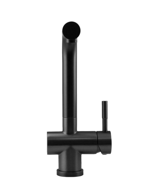 Pure.Sink Elite Steel Pulse-S kökskran PVD gun metal med utdragbar pip och sprayläge PS8500-61