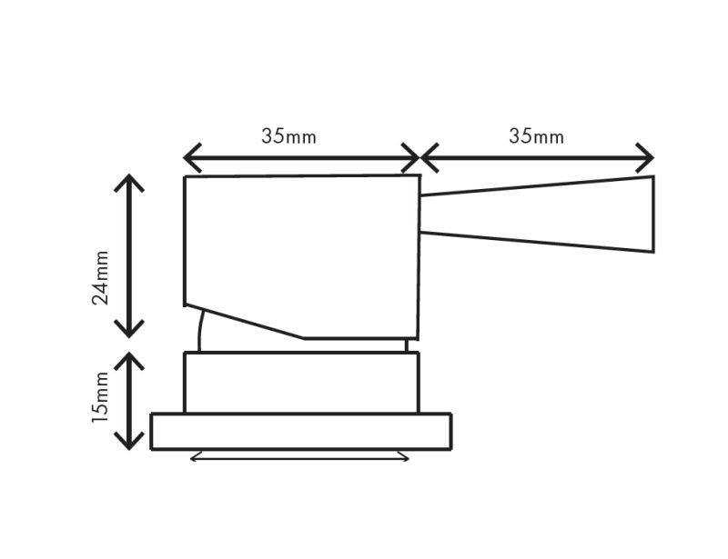 MURO TUA 2-hole sink faucet chrome with round spout 1208972104