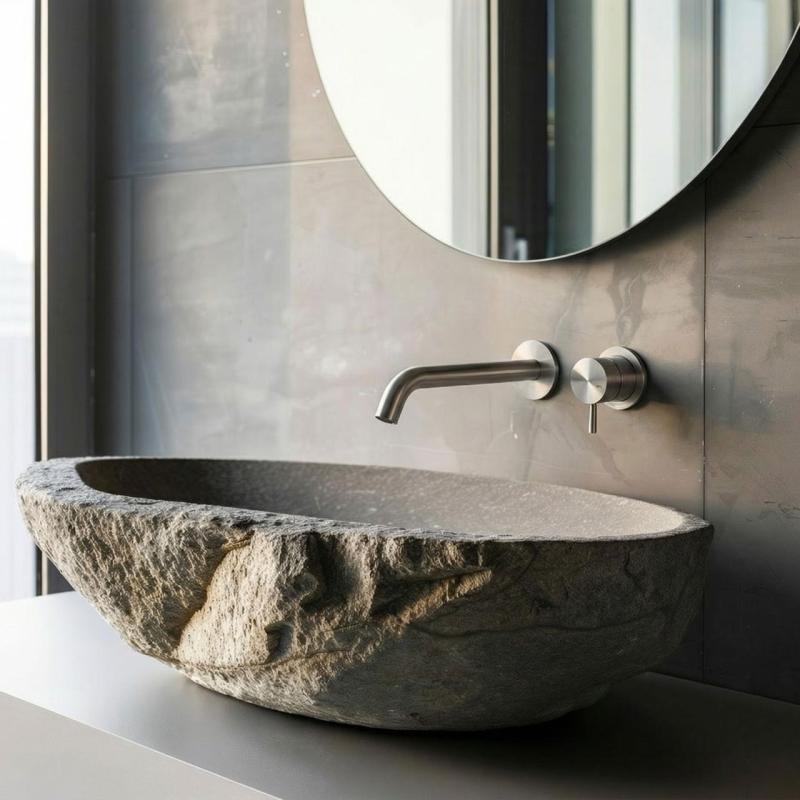 MURO TUA Väggmonterad tvättställsblandare krom M1.AB1.2.CR