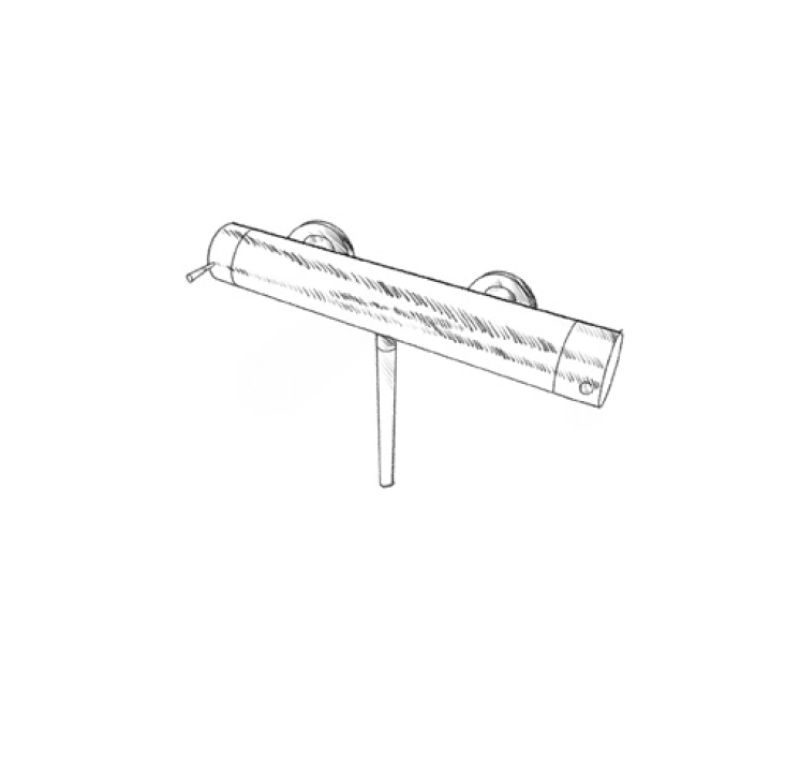 MURO TUA duschblandare med duschset krom M1.B1.CR