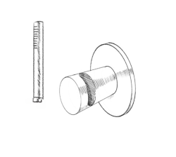 MURO TUA Handduschset Slim komplett mit Wandanschluss Chrom M1.BA1.S.CR