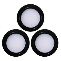 Indux Luma Liten inbyggd köks-LED-spot Set 3 spotlights med LED-drivdon Svart 1208972324