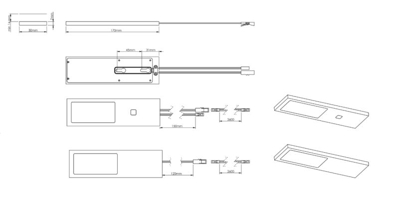 Indux Solin Kök Bygg Multi Tone LED Spot 3,6 W Aluminium 1208972339