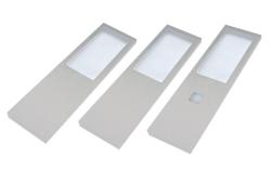 Indux Lino Kök Bygg LED-set 3 spotlights 4W med integrerad touch-dim-brytare Aluminium 1208972395