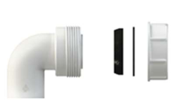 Pure.Sink UK sifonböjkit med mutter och packningar 40 mm WSTSUK-32