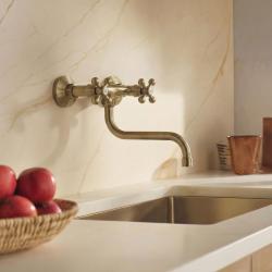 Aquanello Heritage Ascot Klassisk köksväggkran  Brons BN-4111-HA
