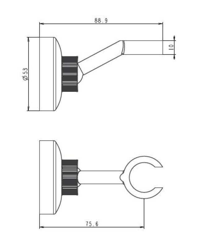 Aquanello Heritage Collection Classic Hand Shower Holder Stainless Steel NB-9003-HC