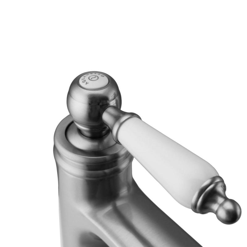 Aquanello Heritage Manor Klassisk nostalgisk tvättställsblandare i rostfritt stål NB-1001-HM