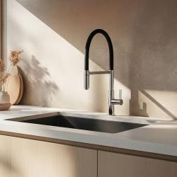 Ausmann Lavea Krom Kökskran med Svingbar och Flexibel Utlopp 1208972568