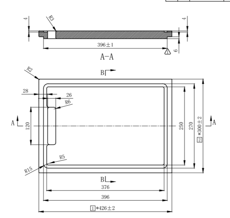 Pure.Sink Exclusivo Skärbräda i bambu, 42 x 30 cm, för diskho, PEXCB40-24