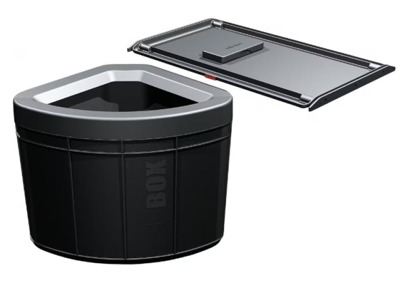 Franke Sorter Solo 60 svängbart avfallssystem på dörr 40 liters soptunna med kolfilter 1210307572