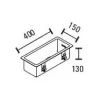 ABK Bingara 15fvi rvs spoelbak vlakinbouw KS51015001