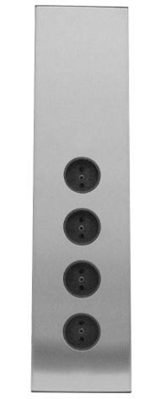 Indux Corner Energisäule mit 4 Steckdosen Randaarde RVS 756