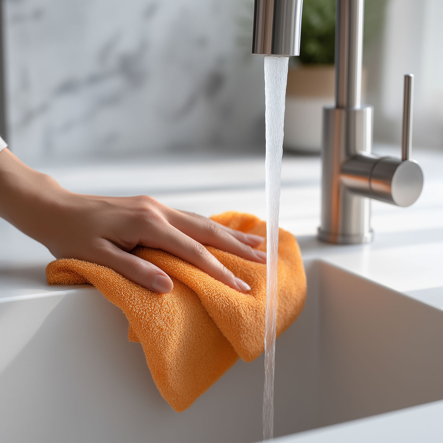 Hur man förebygger och tar bort fläckar från te, kaffe och vin i vita diskhoar