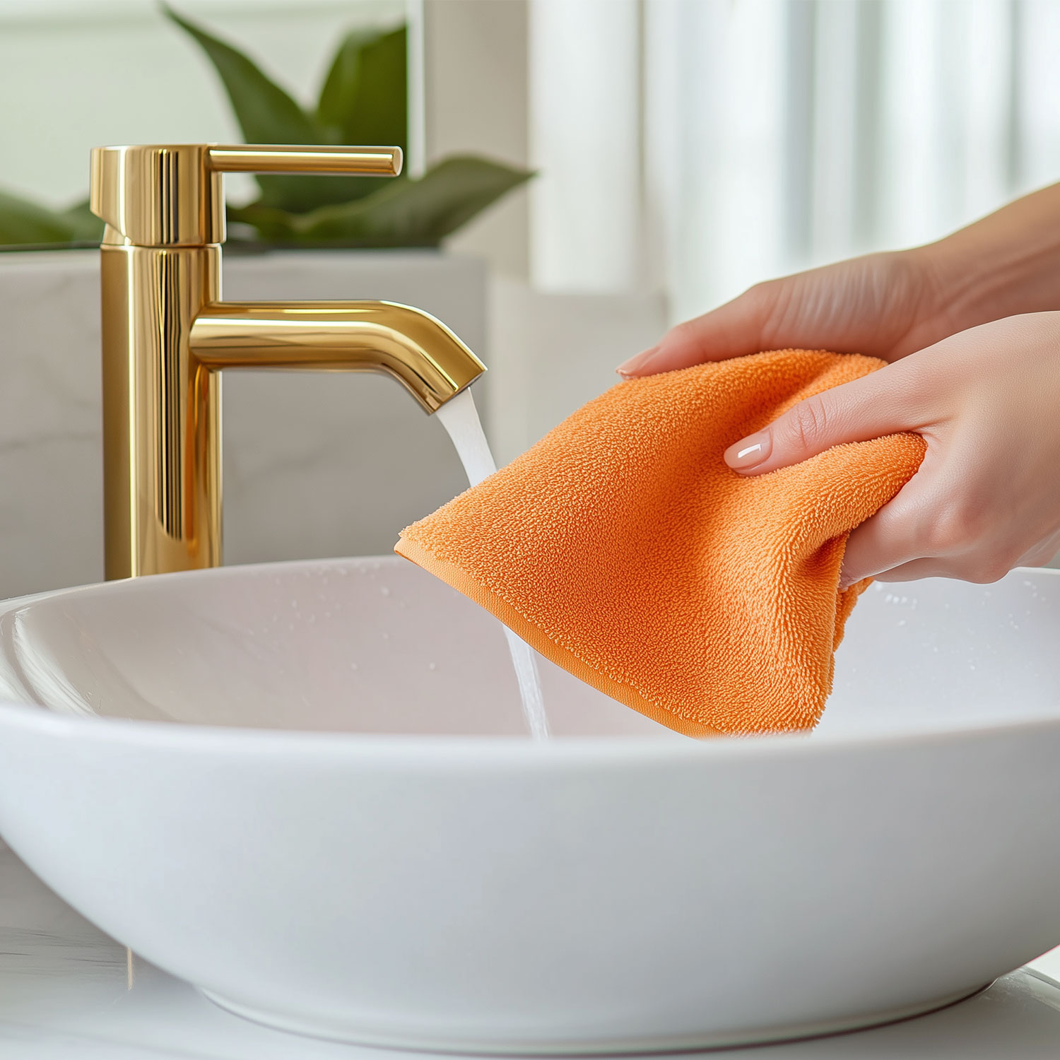 Bronsens tidlösa charm: Så håller du dina badrumskranar fläckfria och glänsande